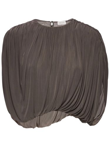 Magda butrym draped cupro top - magda butrym - Modalova