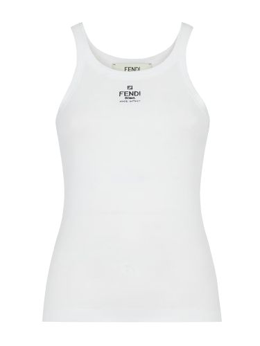 Fendi top with embroidered logo - fendi - Modalova