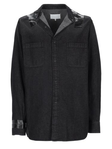 Camicia in denim taped - maison margiela - Modalova