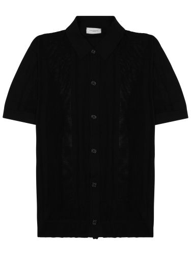 Camicia in maglia di seta e cotone - paolo pecora milano - Modalova