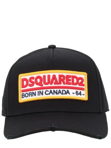Baseball hat with logo patch - dsquared - Modalova