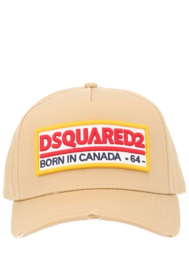 Baseball hat with logo patch - dsquared - Modalova