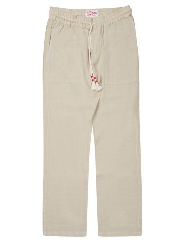 Pantalone "calais" in puro lino - mc2 saint barth - Modalova