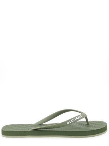 Flip plop slipper with logo - dsquared - Modalova