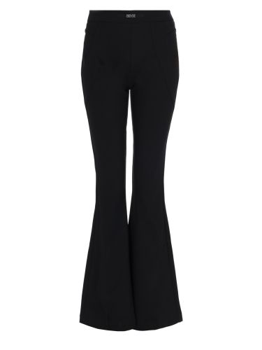 Pantalone svasato in viscosa - versace jeans couture - Modalova