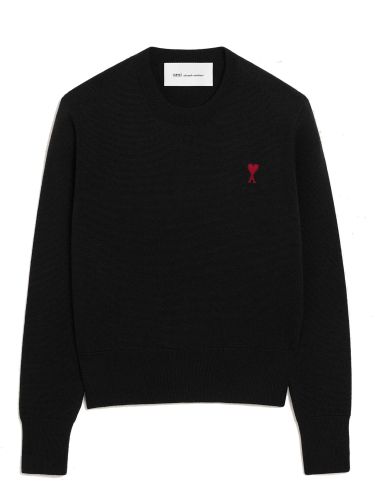 Ami paris maglia con logo - ami paris - Modalova