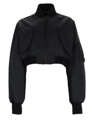 Balenciaga bomber cropped con zip - balenciaga - Modalova