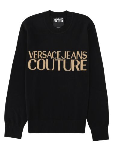 Maglia con logo - versace jeans couture - Modalova