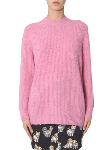 Msgm crew neck sweater - msgm - Modalova