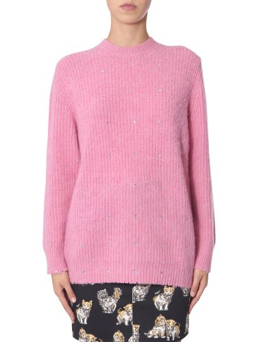 Msgm crew neck sweater - msgm - Modalova