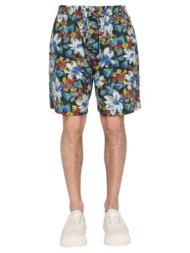 Ymc bermuda with floral print - ymc - Modalova