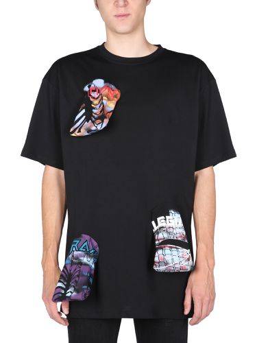 T-shirt with printed details - raf simons - Modalova