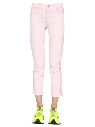 Jeans with logo bands - stella mccartney - Modalova