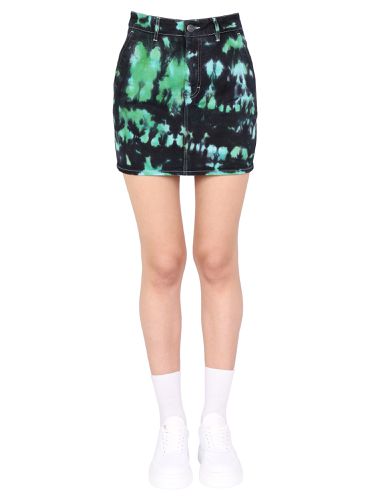 Ami paris tie dye print skirt - ami paris - Modalova