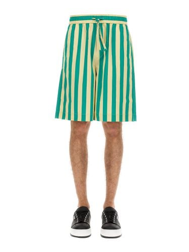 Striped pattern bermuda shorts - sunnei - Modalova