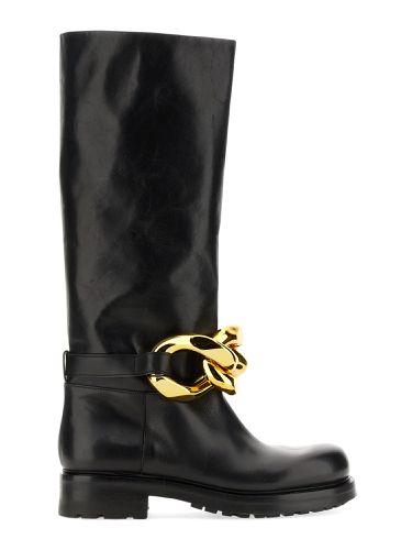 Elena iachi boot with chain - elena iachi - Modalova