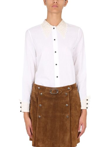 Saint laurent camicia in cotone - saint laurent - Modalova