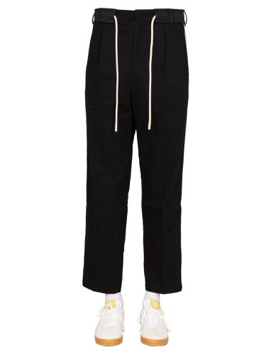 Palm angels elastic waist trousers - palm angels - Modalova