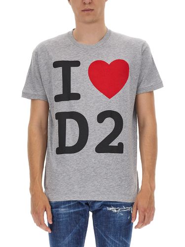 Dsquared logo print t-shirt - dsquared - Modalova