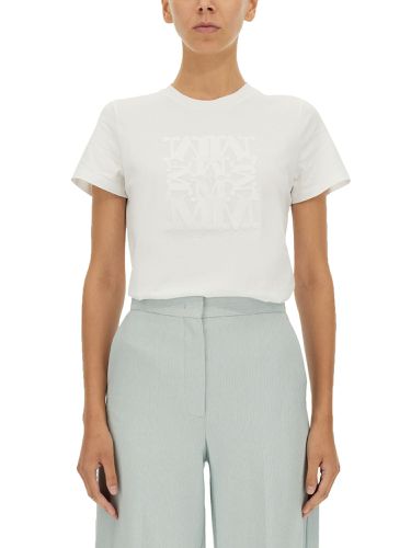 Max mara t-shirt with logo patch - max mara - Modalova