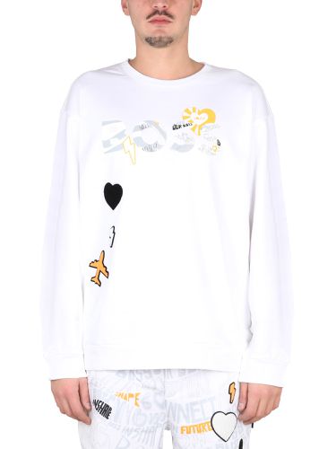 Boss salbo lotus sweatshirt - boss - Modalova