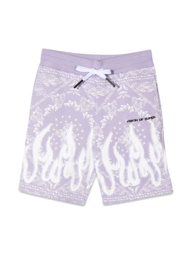 Shorts kids with bandana print - vision of super - Modalova