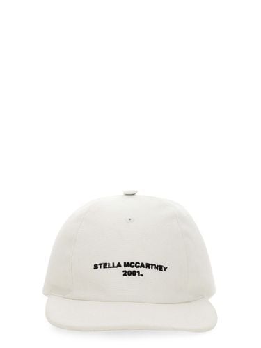 Baseball hat with logo embroidery - stella mccartney - Modalova