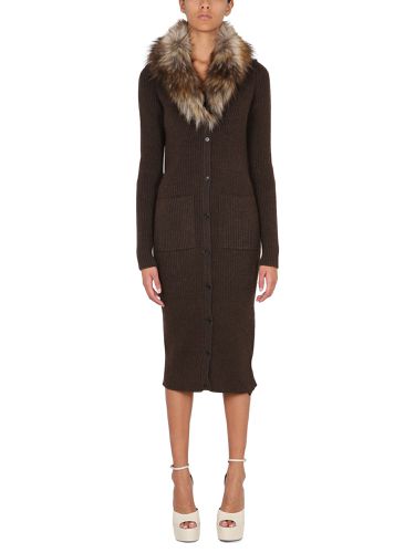 Saint laurent long cardigan dress - saint laurent - Modalova