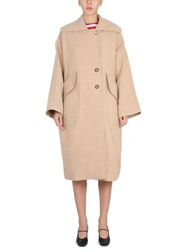 Patou wool maxi coat - patou - Modalova