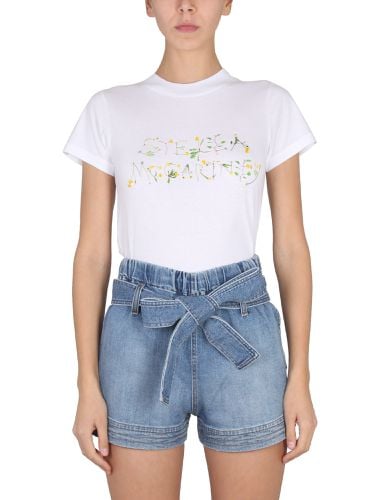 Stella mccartney crewneck t-shirt - stella mccartney - Modalova