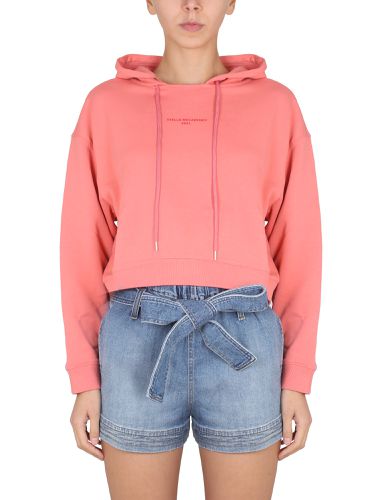 Sweatshirt with logo embroidery - stella mccartney - Modalova