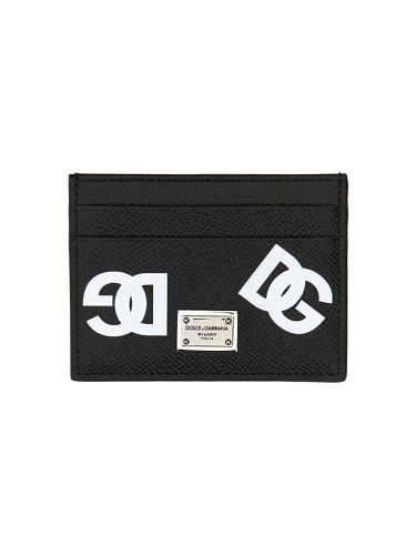 Dolce & gabbana leather card holder - dolce & gabbana - Modalova