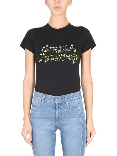 Stella mccartney crewneck t-shirt - stella mccartney - Modalova