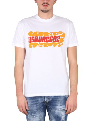 Dsquared logo print t-shirt - dsquared - Modalova