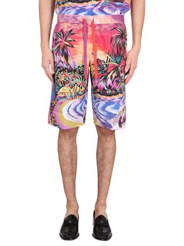 Bermuda shorts with hawaii print - dolce & gabbana - Modalova