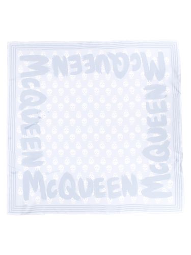 Graffiti biker scarf - alexander mcqueen - Modalova