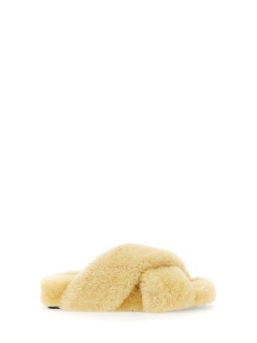 Jil sander shearling sandal - jil sander - Modalova