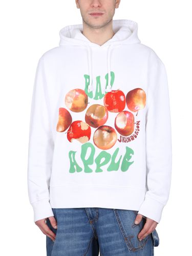 Jw anderson bad apple print hoodie - jw anderson - Modalova