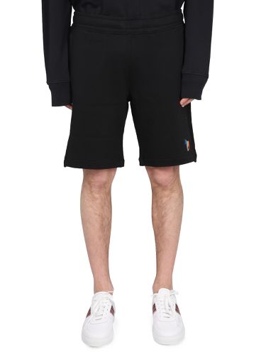 Cotton fleece bermuda shorts - ps by paul smith - Modalova