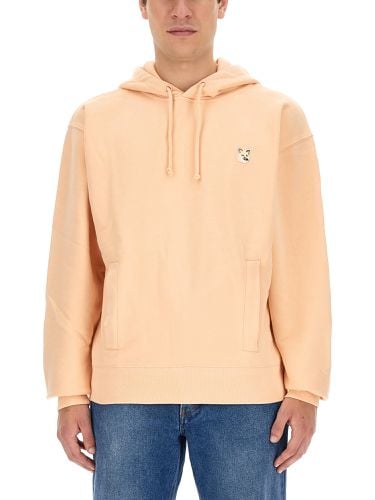 Sweatshirt with fox patch - maison kitsuné - Modalova