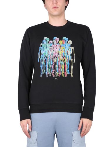 Skull print sweatshirt - ps by paul smith - Modalova