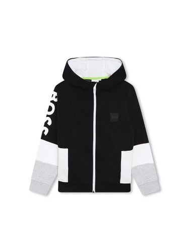 Sweatshirt zipper and hood sleeve logo - boss - Modalova