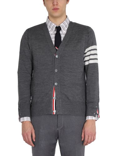 Cardigan with inlay 4bar - thom browne - Modalova