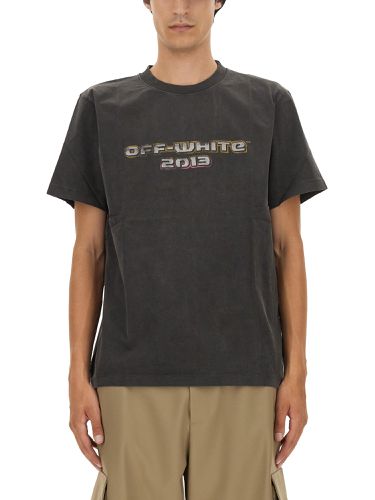 Off-white t-shirt with print - off-white - Modalova