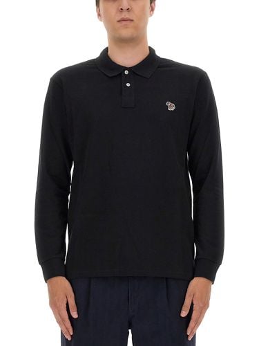 Polo shirt with zebra patch - ps by paul smith - Modalova