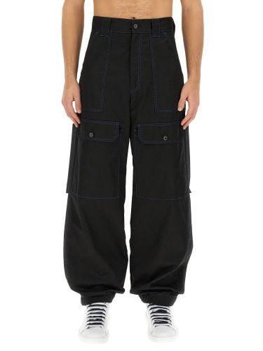 Msgm wide leg pants - msgm - Modalova