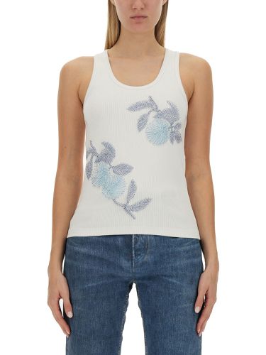 Embroidered cotton top - bottega veneta - Modalova