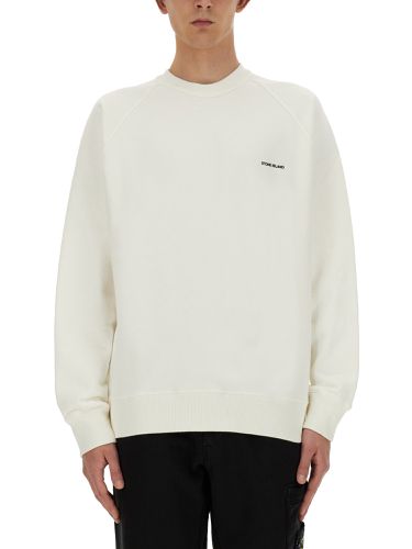 Stone island sweatshirt with logo - stone island - Modalova