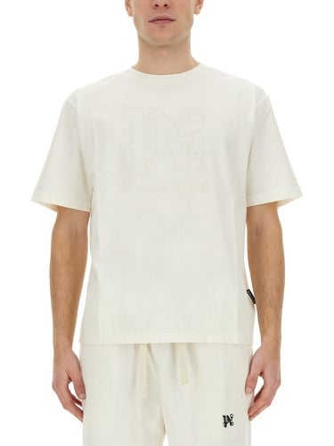 Palm angels t-shirt with logo - palm angels - Modalova