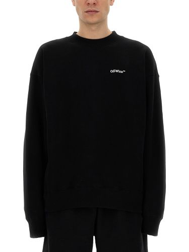 Off-white sweatshirt with logo - off-white - Modalova